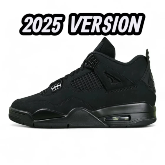 Jordan 4 Retro ‘Black Cat’ 2025 Reps
