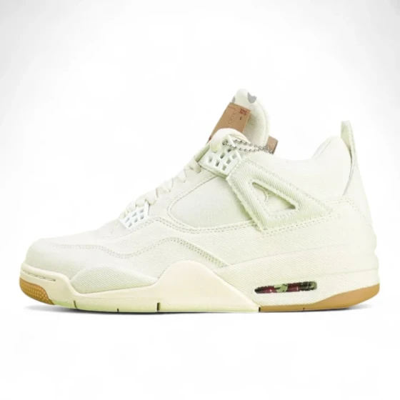 Le x Air Jordan 4 Retro ‘White Denim’ 2018