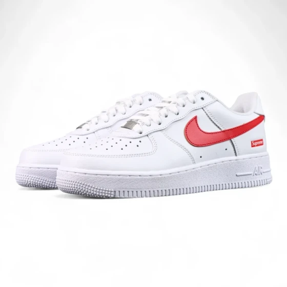 Sup x Air Force 1 Low ‘Box Logo – Speed Red’