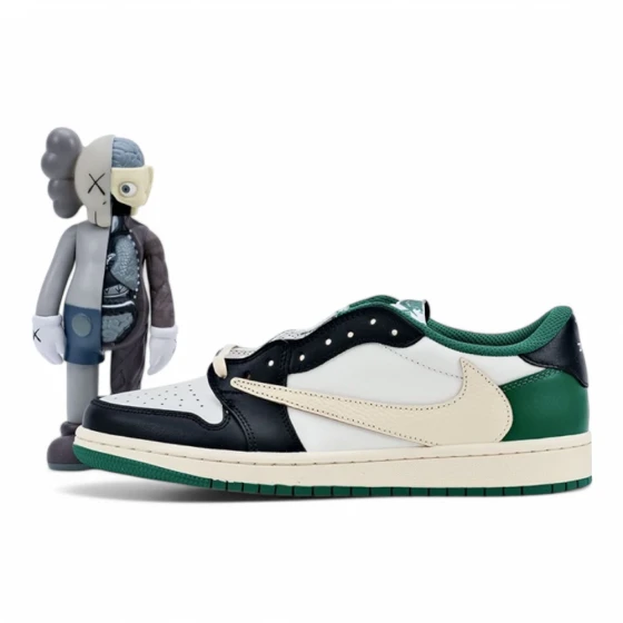 Travis Scott x Jordan 1 Low Custom Green
