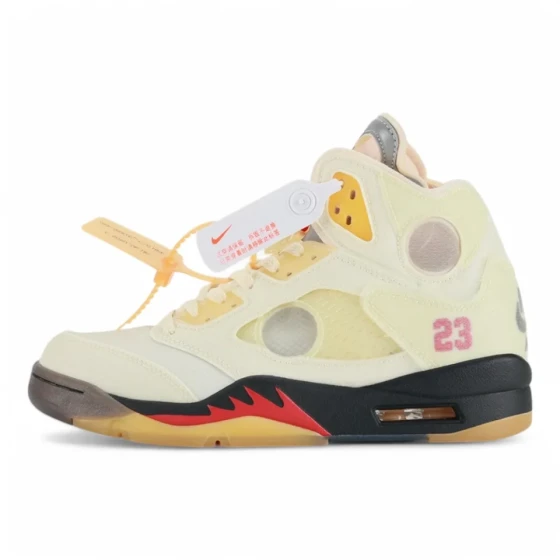 Off-White x Jordan 5 SP ‘Sail’